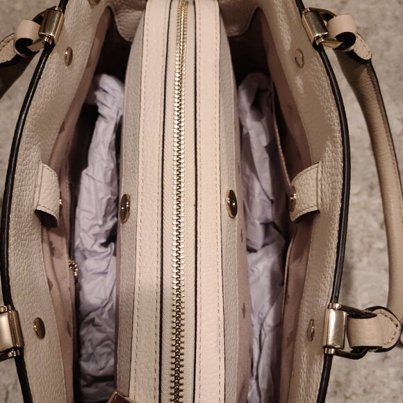 Kate Spade Leila Medium Triple Compartment Satchel Crossbody Bag - Picture 6 of 11